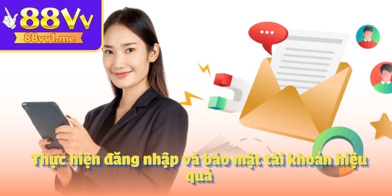 Thực hiện đăng nhập và bảo mật tài khoản hiệu quả