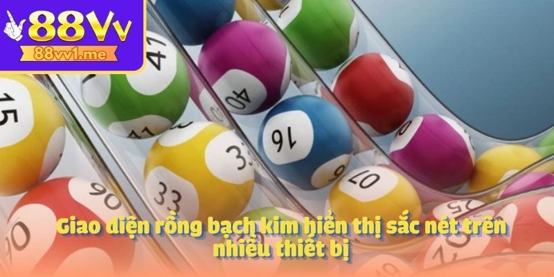 Giao diện rồng bạch kim hiển thị sắc nét trên nhiều thiết bị