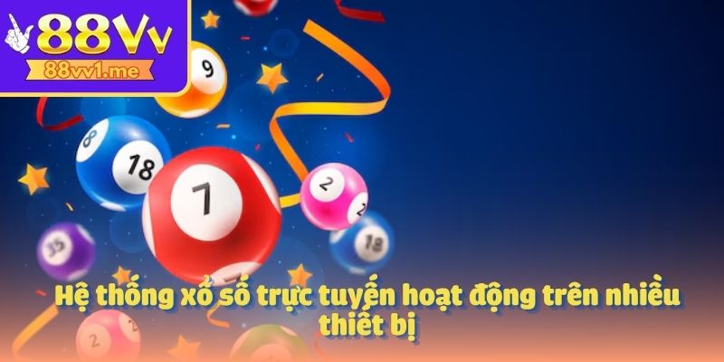 Hệ thống xổ số trực tuyến hoạt động trên nhiều thiết bị